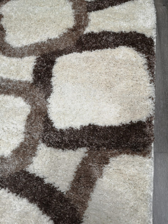 Covor 13C57 200 x 300 Shaggy Crem/Maro sh57/a1o/83 [2]