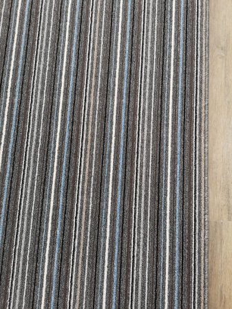 Covor Antiderapant Areti 80 x 150 Gri Inchis - Albastru Deschis [4]