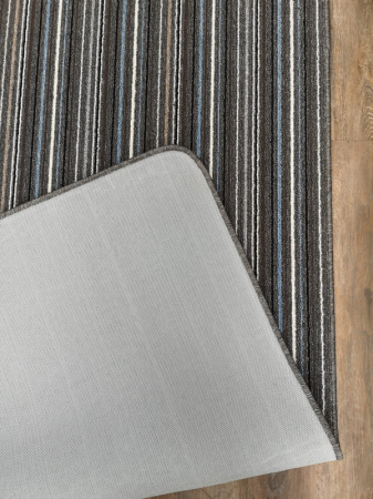 Covor Antiderapant Areti 80 x 150 Gri Inchis - Albastru Deschis [2]