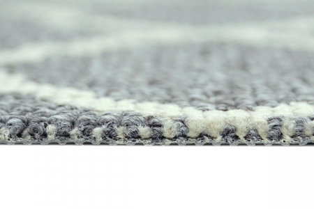 Covor Antiderapant Cardiff 100 x 150 Gri Deschis-Alb [1]