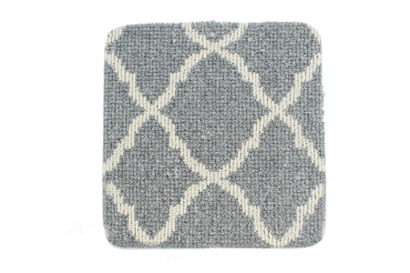 Covor Antiderapant Cardiff 100 x 150 Gri Deschis-Alb [0]