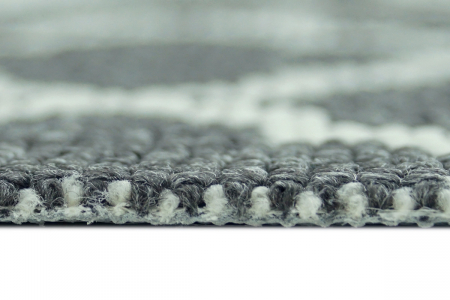 Covor Antiderapant Cardiff 100 x 150 Gri Inchis-Alb [3]