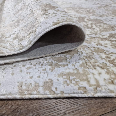 Covor antiderapant si lavabil, Milano 16300,  Bej deschis, Grosime 4 mm [8]