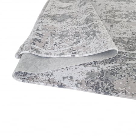 Covor antiderapant, Milano 16300, Gri Deschis Gri, 200 x 290 cm, Grosime 4 mm [1]