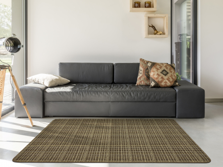 Covor Antiderapant Warren 67 x 150 Maro/Bej [2]