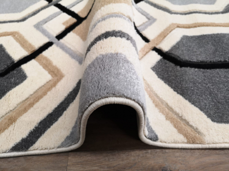 Covor Carvino, 100 x 200 Crem/Gri Deschis 1832A [2]