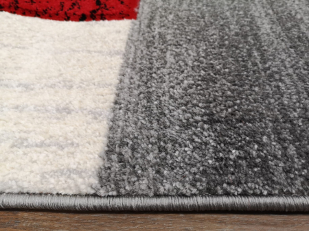 Traversa Carvino, 80 x 150 Gri Deschis/Negru 1835A [4]