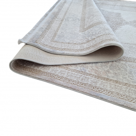 Covor clasic antiderapant Bonny , 00101, 120 x 180 cm, Crem Ivory, Grosime 5mm [1]