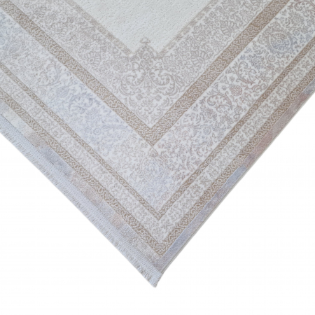 Covor clasic antiderapant Bonny , 00101, 120 x 180 cm, Crem Ivory, Grosime 5mm [6]