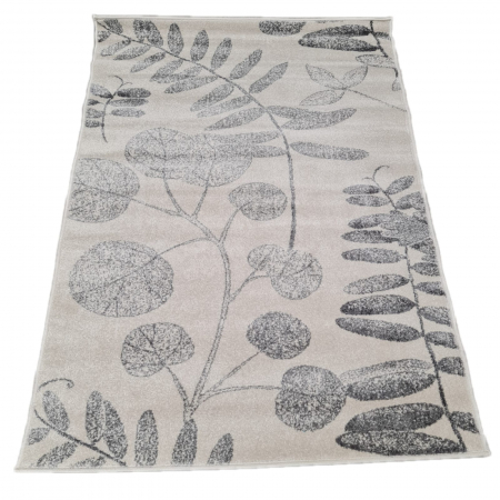 Covor Frize 60 x 110 Gri Frunze f3879/a6/ct [0]