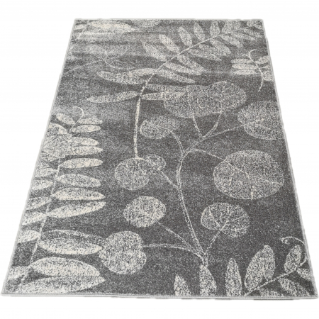 Covor Frize, 80 x 150, Gri Floral, f3879/b5/ct [0]