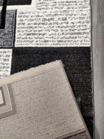 Covor Jeyda 80 x 150 Geometric Gri Inchis/Deschis F0215 [3]