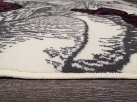 Covor KIDS 100 x 150 Fluturi Mov/Alb 53.2723 56935 [1]