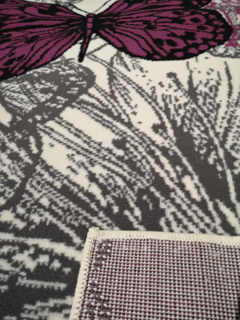 Covor KIDS 100 x 150 Fluturi Mov/Alb 53.2723 56935 [2]