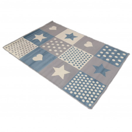 Covor Kids 100 x 150 Gri/Albastru Deschis 53.3914 95842 [4]