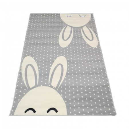 Covor Kids 140 x 200 Mouse Iepurasi Gri 53.3926 89944 [0]