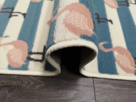 Covor Kids 80 x 150 Flamingo Albastru-Crem 53.3745 95833 [1]