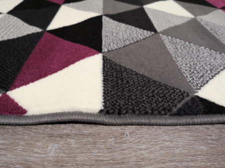 Covor Luna 120 x 170 Geometric Gri/Violet 50.3430 56915 [2]