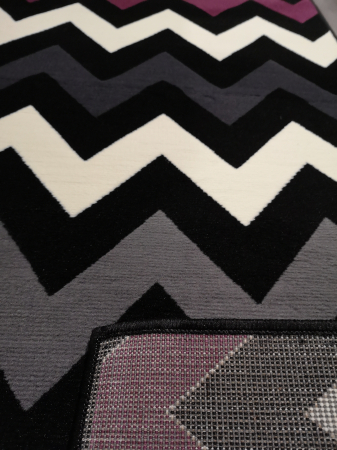 Covor Luna 120 x 170 ZigZag Gri/Mov 50.3369 56945 [2]