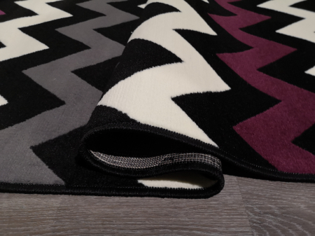 Covor Luna 120 x 170 ZigZag Gri/Mov 50.3369 56945 [4]