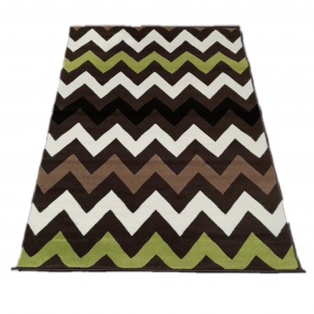 Covor Luna 120 x 170 ZigZag Verde 50.3369 67945 [0]