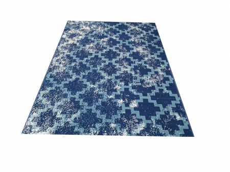 Covor Luna, 80 x 150, Albastru/Alb, 50.3973 94955 [0]