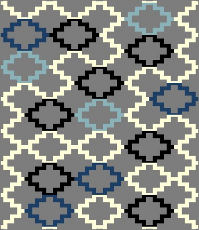 Covor Luna, 160 x 225, Gri-Albastru , 50.3974 94911 [0]