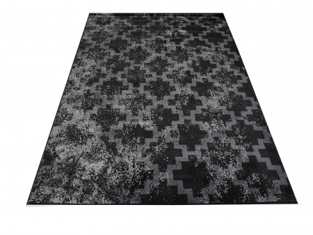 Covor Luna, 80 x 150, Negru-Gri, 50.3973 56944 [0]