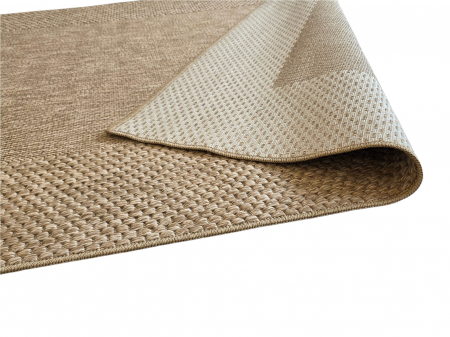 Covor modern Sisal, tip iuta, Bej Bej Inchis 0006A, Living, Dormitor, Hol, Bucatarie, 200 x 290 cm [1]