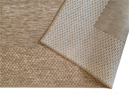 Covor modern Sisal, tip iuta, Bej Bej Inchis 0006A, Living, Dormitor, Hol, Bucatarie, 200 x 290 cm [3]
