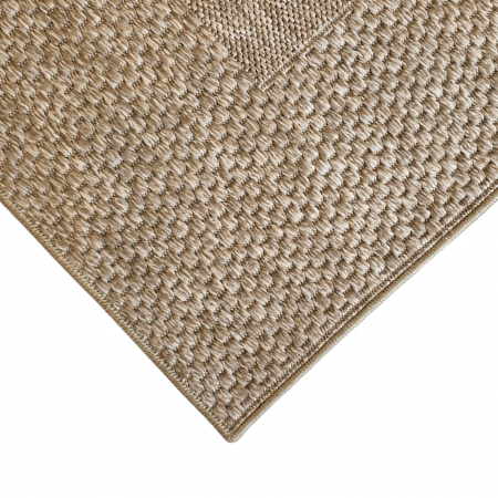 Covor modern Sisal, tip iuta, Bej Bej Inchis 0006A, Living, Dormitor, Hol, Bucatarie, 200 x 290 cm [5]
