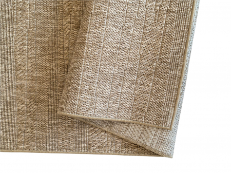 Covor modern Sisal, tip iuta, Bej Bej Inchis 8003A, Living, Dormitor, Hol, Bucatarie, 200 x 290 cm [4]
