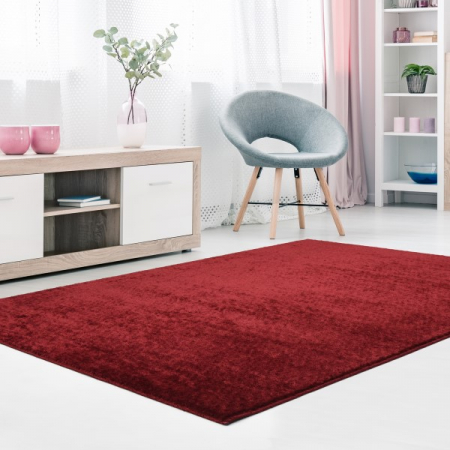 Covor Notos, 80 x 150, Rosu Bordeaux Antiderapant, [1]