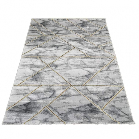Covoare - Covor Pera, 0201A 80 x 150 Gri Inchis/Gri
