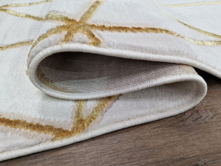 Covor Pera, 60 x 150 Alb-Crem/Bej 0402B [1]