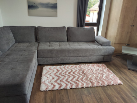 Covor Plush, 133 x 190, Crem/Roz, 0009A [3]