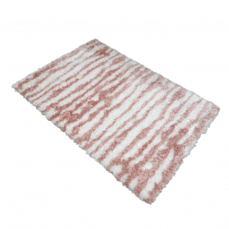 Covor Plush, 200 x 290, Roz/Crem, 0007A [2]
