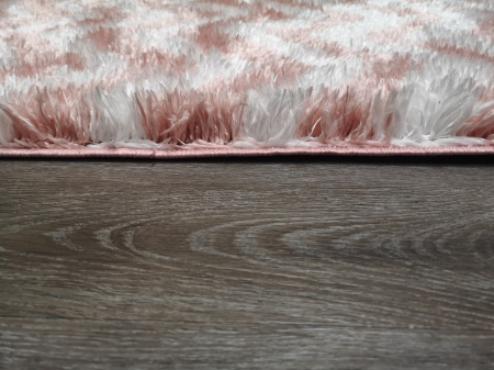 Covor Plush, 133 x 190, Crem/Roz, 0009A [1]