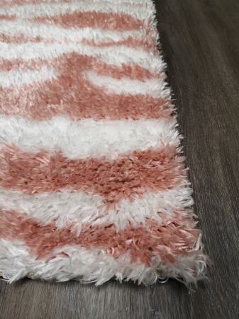 Covor Plush, 80 x 150, Roz/Crem, 0007A [3]