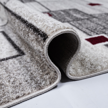 Covor Prato, 100 x 200 30451 0264 Rosu/Gri Inchis [1]