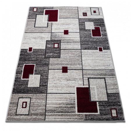 Covoare - Covor Prato, 80 x 300 30451 0264 Rosu/Gri Inchis