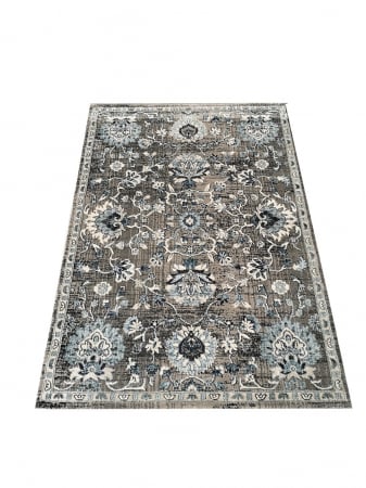 Covor Rakkas, 80 x 150, Gri Deschis/Gri Clasic, 0098A [0]