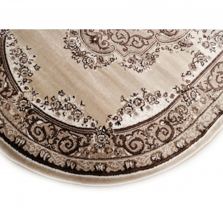 Covor Studio, 160 x 230 Bej Deschis/Alb 6020A Oval [2]