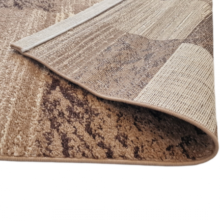 Covor Twist, 1835A, Bej Inchis Maro, 120 x 170 cm [5]