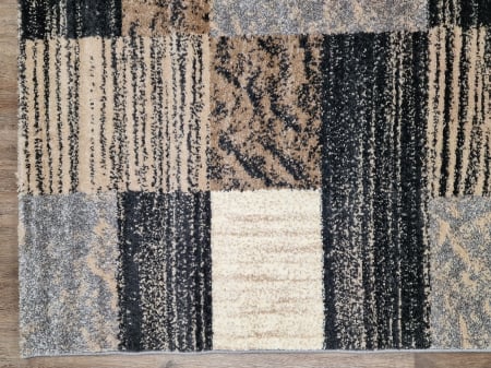 Covor Twist, 120 x 170 Gri Deschis/Caramel 1835A [2]