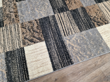Covor Twist, 120 x 170 Gri Deschis/Caramel 1835A [5]