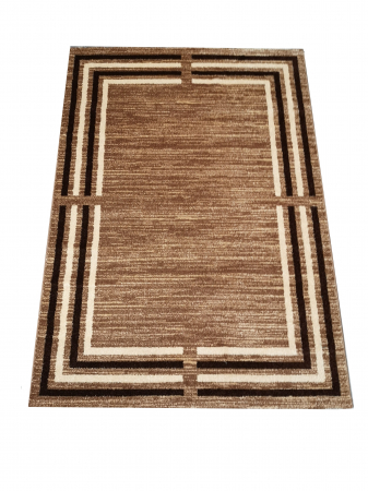 Covor Twist, 80 x 150 Bej Inchis/Bej Modern 1904A [0]