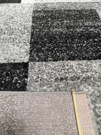 Covor Twist, 80 x 150 Gri Inchis/Gri 1179A [1]