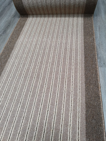 Traversa Antiderapanta Delta 80 x 200 Maro Inchis/Bej [1]