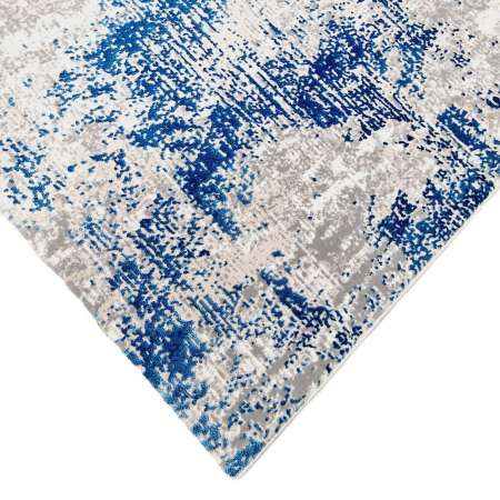 Traversa antiderapanta, Truva 00054, 80 x 140, Albastru, Grosime 5 mm [3]